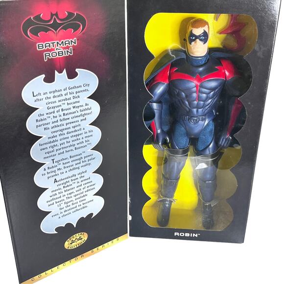 Batman & Robin 12" Robin Action Figure Collector 1997 Kenner 28923 NEW retro toy - Picture 1 of 11